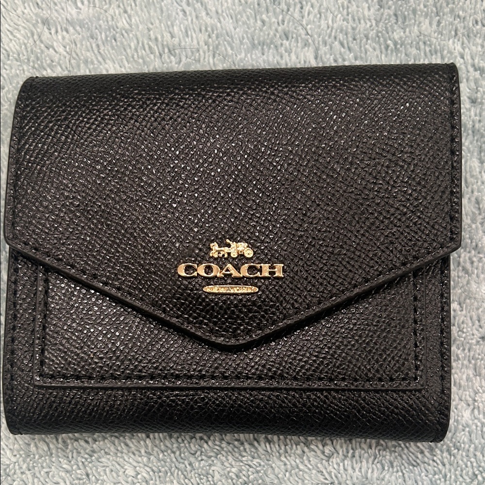 Coach Black Textured Women's Wallet